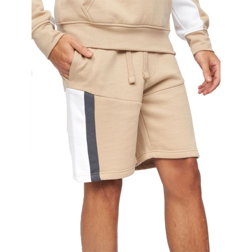 Crosshatch Mens Silomane Shorts / Stone